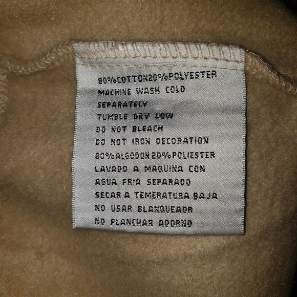 Vintage 2001 PUMA Tan SUPER BOWL XXV Sweatshirt Mens Size XL - Picture 6 of 7